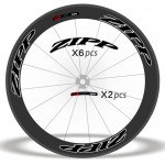 Bicycle Wheels Rim Decal Stickers for ZIPP White +White 303 404 454 808